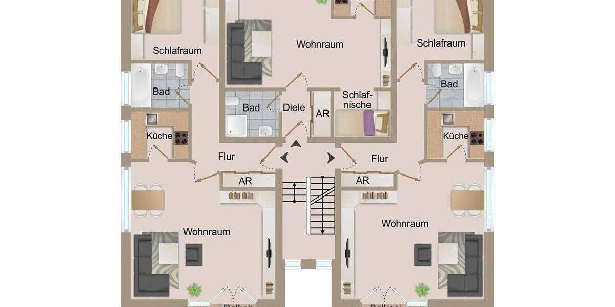 Mehrfamilienhaus, Wohnhaus Köln Fühlingen - 1 Zimmer, 440 m&sup2;, 1.685.000&euro; | Angebot:25748344
