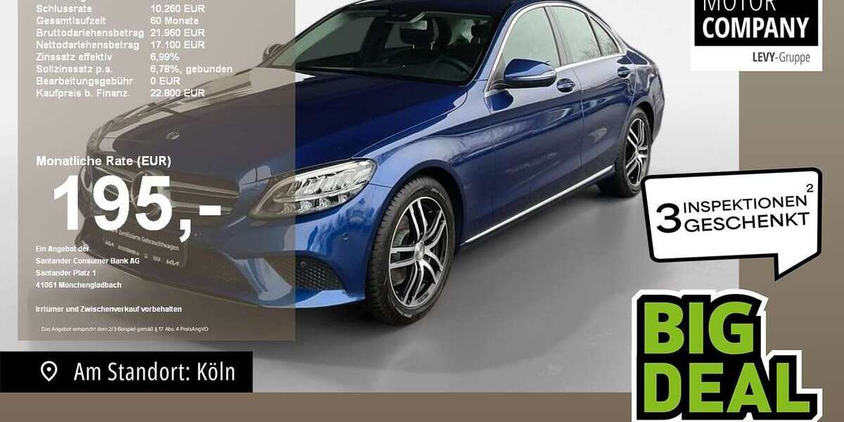 Mercedes-Benz C 180 46.000 km 22.800 &euro; Köln 50968