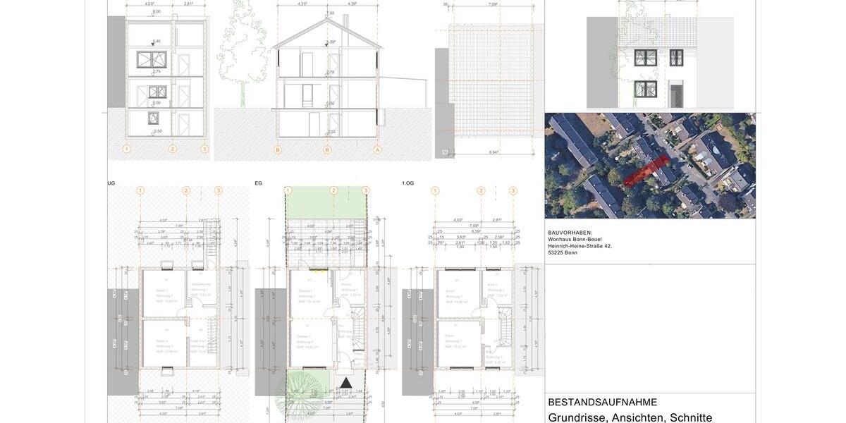 Reihenhaus Bonn Beuel-Mitte - 4 Zimmer, 98 m&sup2;, 1.650&euro; | Angebot:24428549