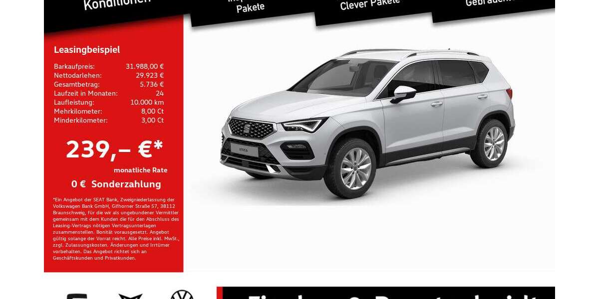 Seat Ateca 26.296 km 31.988 &euro; Lohmar 53797