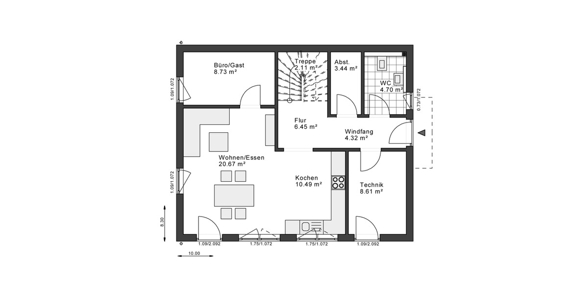 Einfamilienhaus Nideggen - 4 Zimmer, 139 m&sup2;, 2.152&euro; | Angebot:24534890