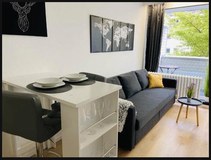 Etagenwohnung Köln Rodenkirchen - 1 Zimmer, 22 m&sup2;, 650&euro; | Angebot:26238712