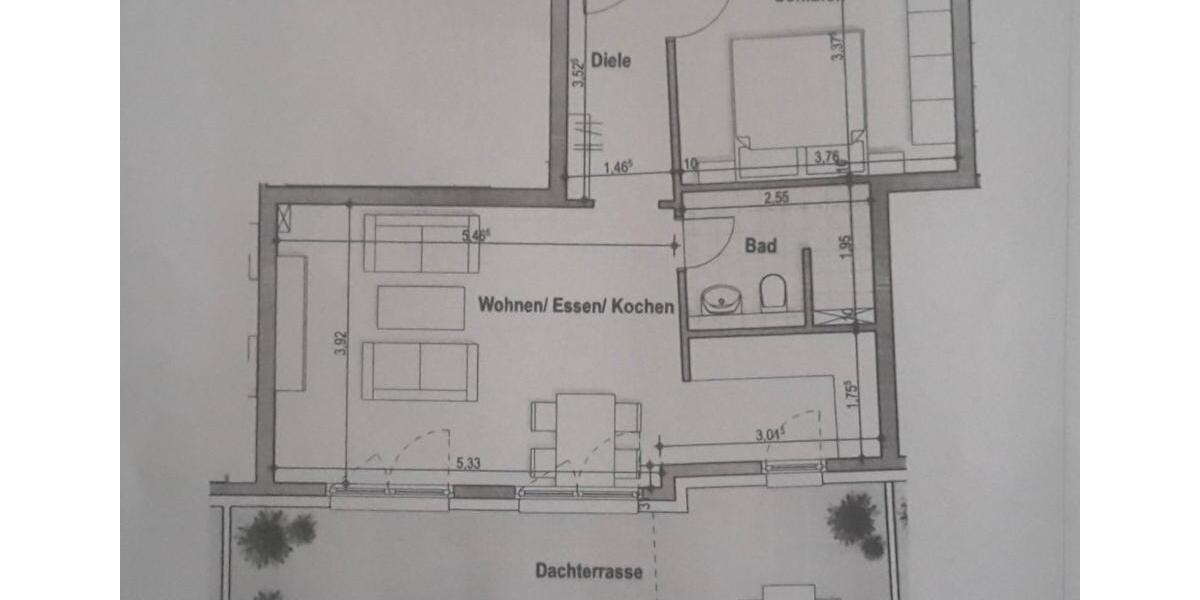 Terrassenwohnung Hürth - 2 Zimmer, 58 m&sup2;, 298.000&euro; | Angebot:27096104