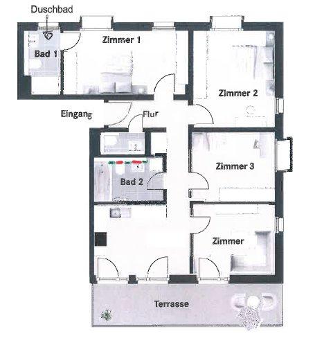 Etagenwohnung Wesseling - 4 Zimmer, 16 m&sup2;, 525&euro; | Angebot:26048050