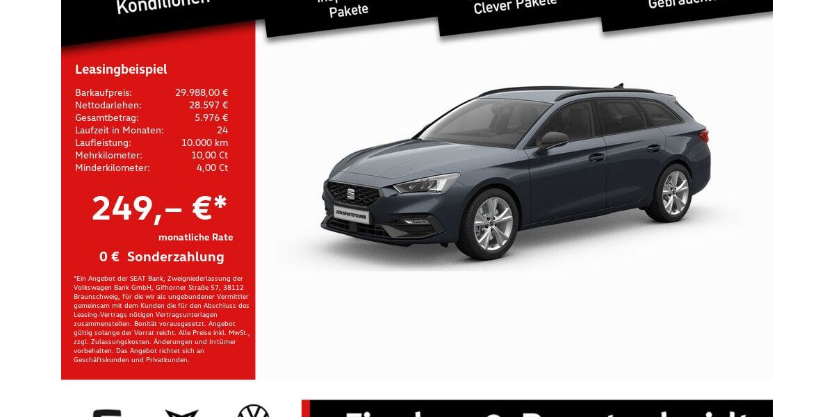 Seat Leon 18.917 km 29.988 &euro; Lohmar 53797