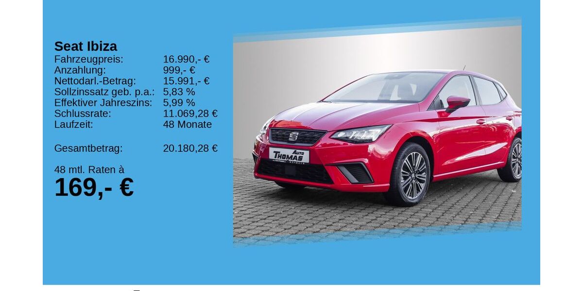 Seat Ibiza 11.410 km 16.990 &euro; Bonn 53227