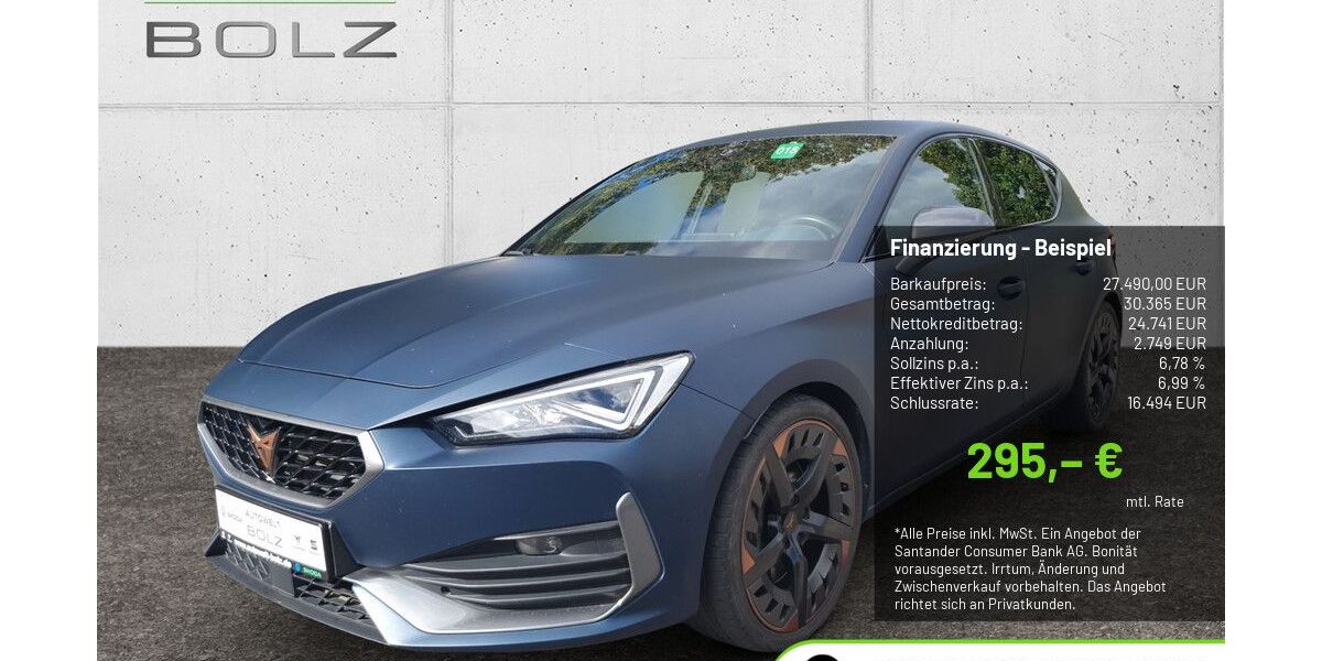 Cupra Leon 53.778 km 27.290 &euro; Pulheim-Brauweiler 50259