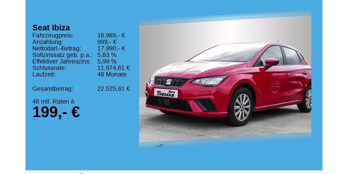 Seat Ibiza 14.160 km 18.989 &euro; Bonn 53227