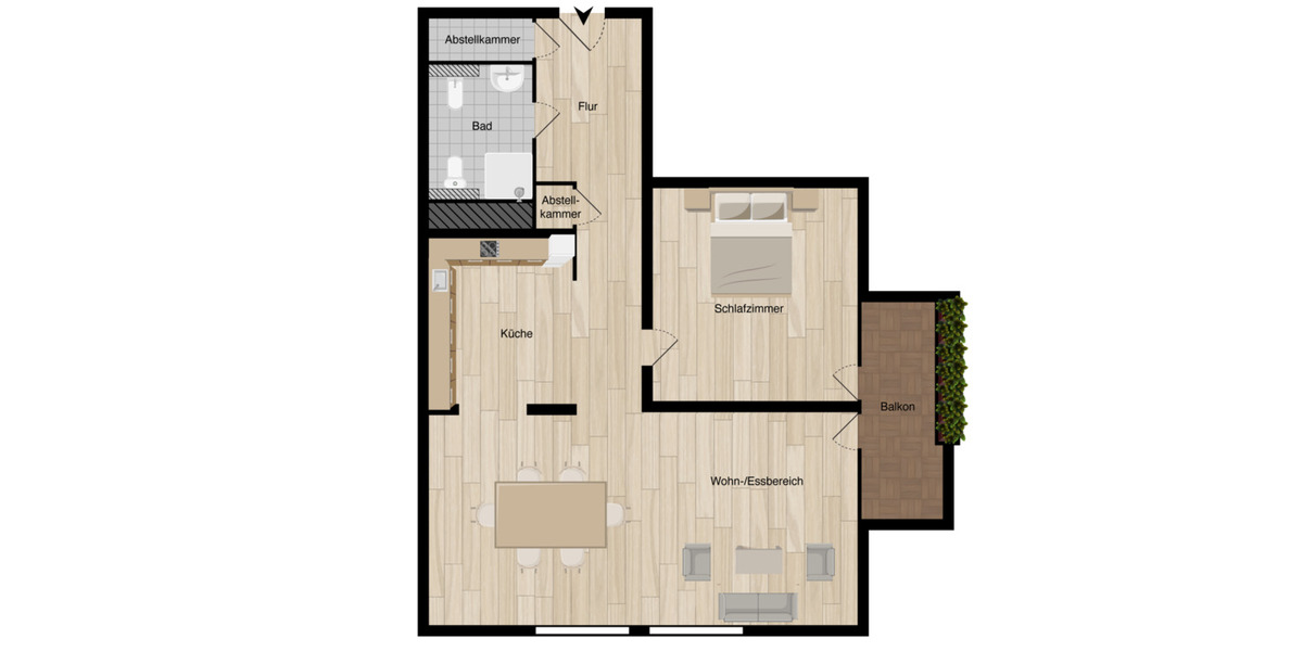 Etagenwohnung Alfter - 2 Zimmer, 73 m&sup2;, 250.000&euro; | Angebot:24480431