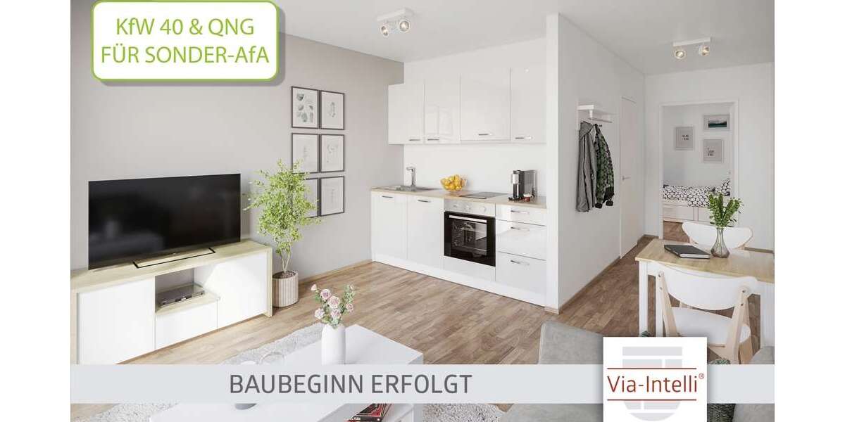 Etagenwohnung Köln / Kalk Kalk - 2 Zimmer, 41 m&sup2;, 306.200&euro; | Angebot:26790036