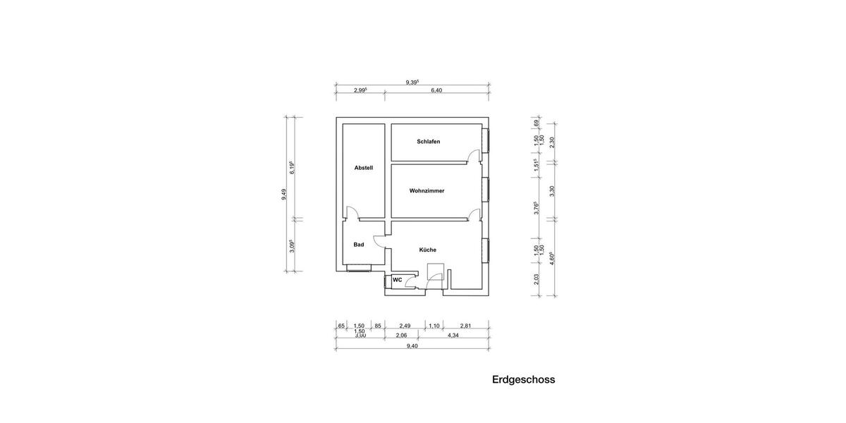 Einfamilienhaus Bonn Hardtberg - 2 Zimmer, 55 m&sup2;, 185.000&euro; | Angebot:26632344