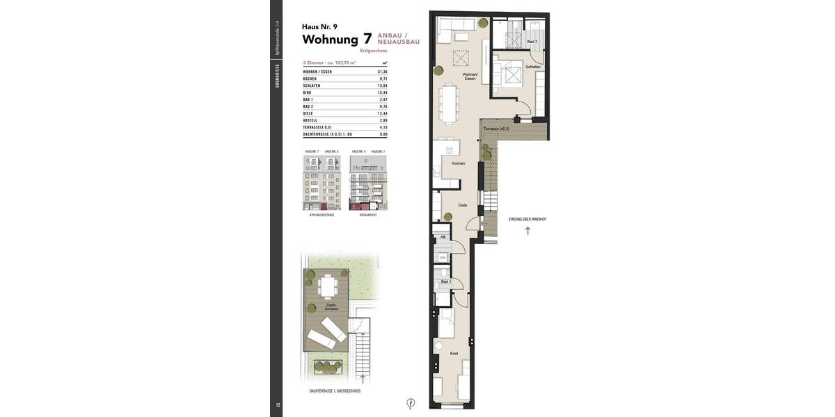 Etagenwohnung Köln Neustadt-Süd - 3 Zimmer, 106 m&sup2;, 779.000&euro; | Angebot:25667821
