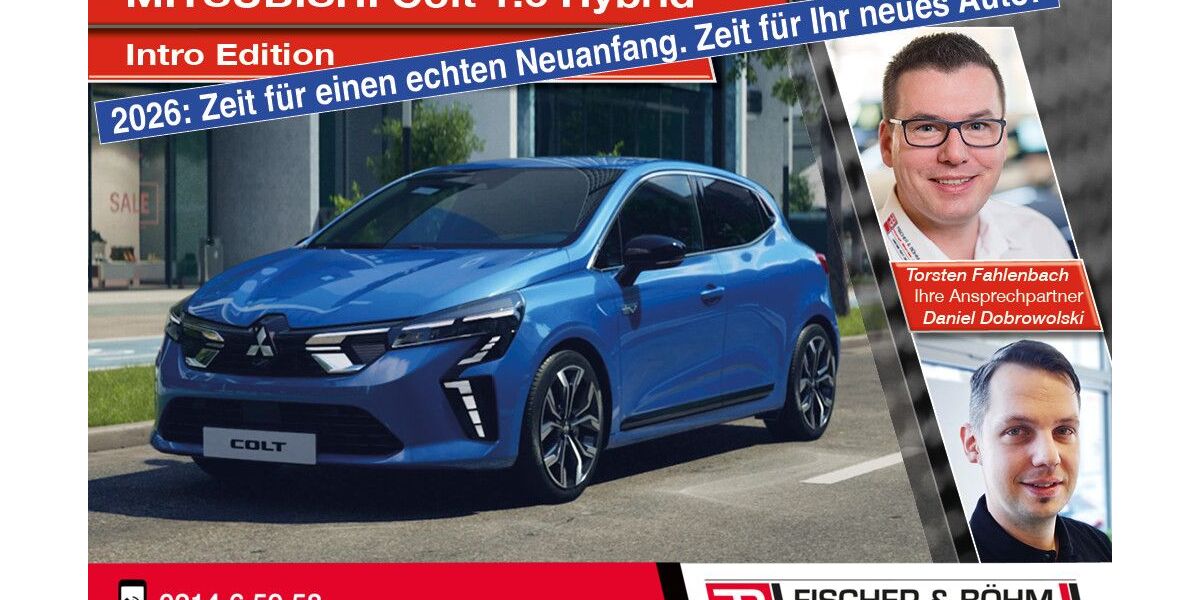 Mitsubishi Colt 10.000 km 23.790 &euro; Leverkusen 51373