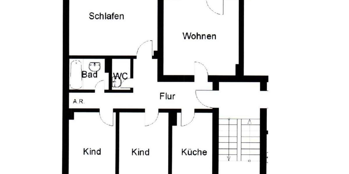 Etagenwohnung Köln Mülheim - 4 Zimmer, 79 m&sup2;, 380.000&euro; | Angebot:25636929