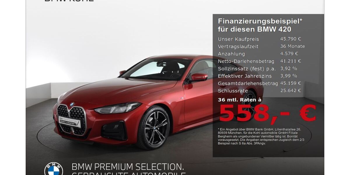 BMW 420 9.918 km 45.790 &euro; Bergheim 50126