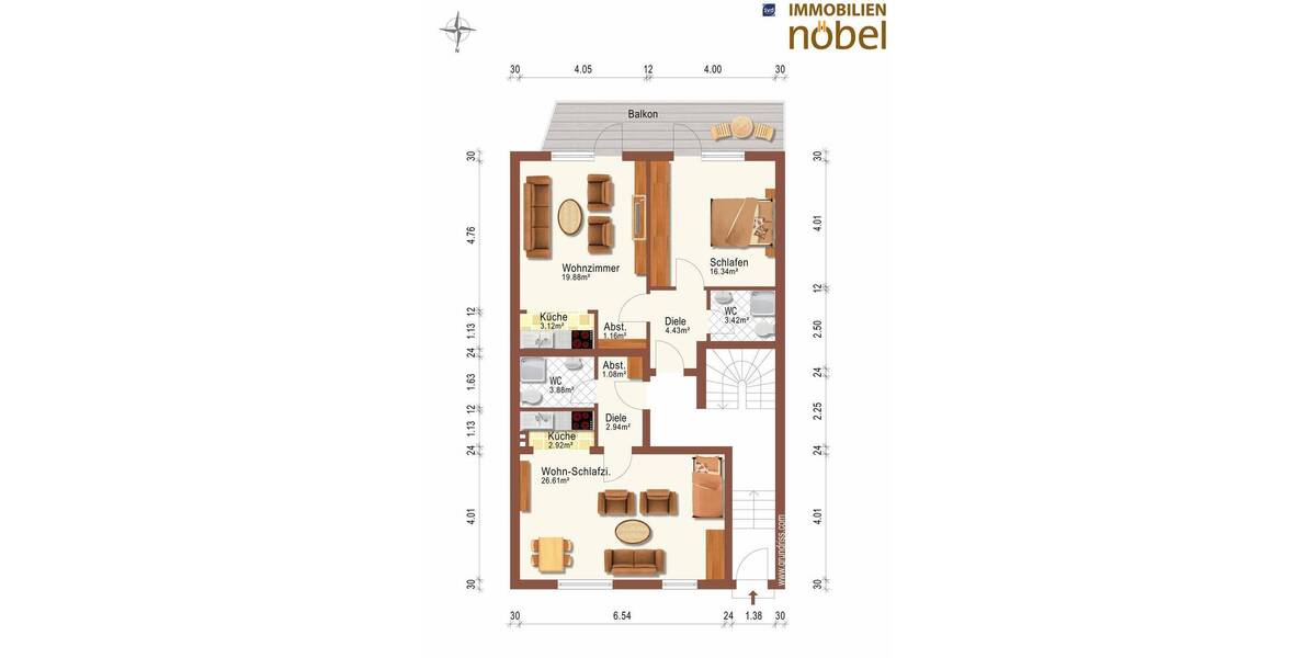 Mehrfamilienhaus, Wohnhaus Bonn Graurheindorf - 9 Zimmer, 203 m&sup2;, 589.000&euro; | Angebot:26617663