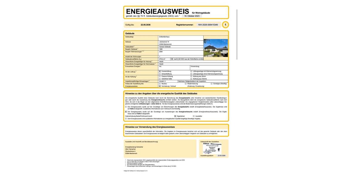Bungalow Mechernich - 6 Zimmer, 231 m&sup2;, 369.000&euro; | Angebot:26612846