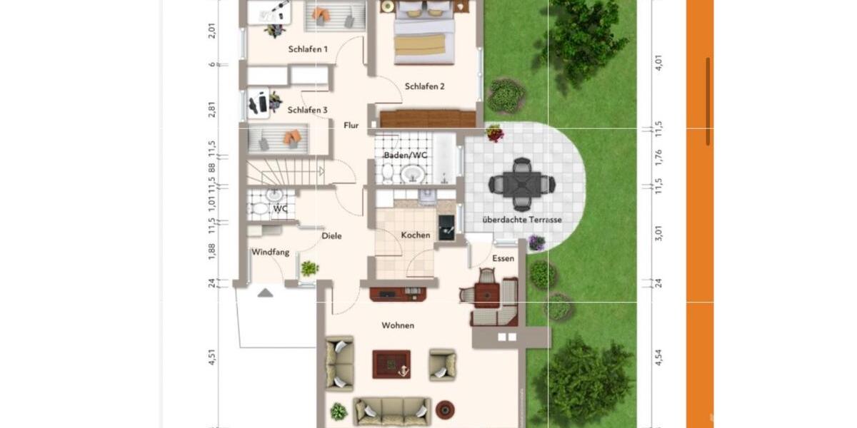 Einfamilienhaus Sankt Augustin - 4 Zimmer, 92 m&sup2;, 405.000&euro; | Angebot:25580075