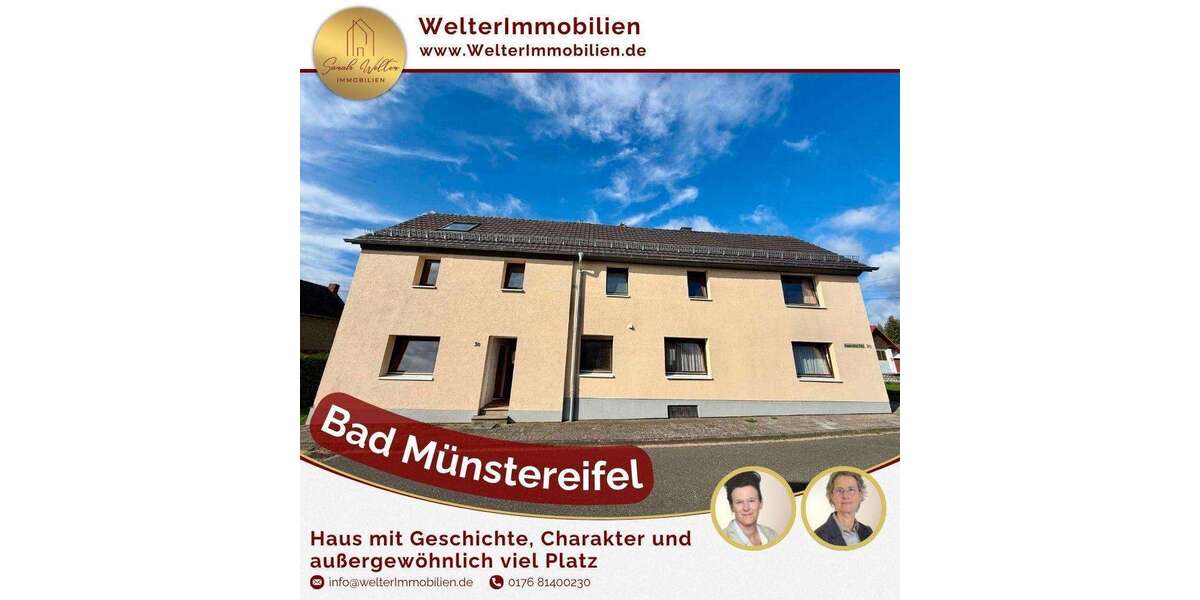 Einfamilienhaus Bad Münstereifel - 8 Zimmer, 186 m&sup2;, 225.000&euro; | Angebot:27363027