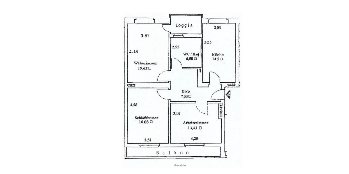 Etagenwohnung Köln Kalk - 3 Zimmer, 79 m&sup2;, 1.350&euro; | Angebot:26670869