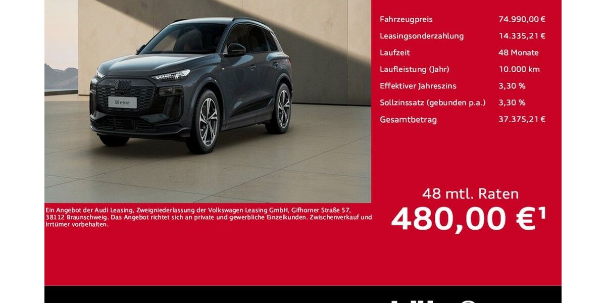 Audi Q6 e-tron 7.500 km 74.990 &euro; Meckenheim / Bonn 53340