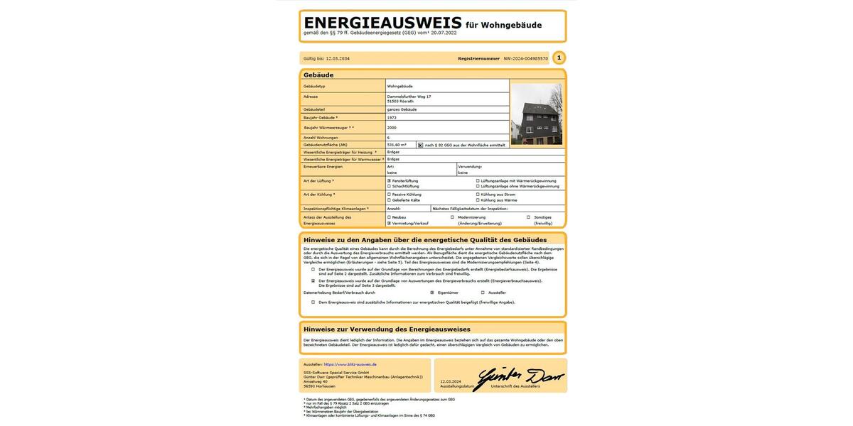 Mehrfamilienhaus, Wohnhaus Rösrath - 16 Zimmer, 443 m&sup2;, 849.000&euro; | Angebot:26067175