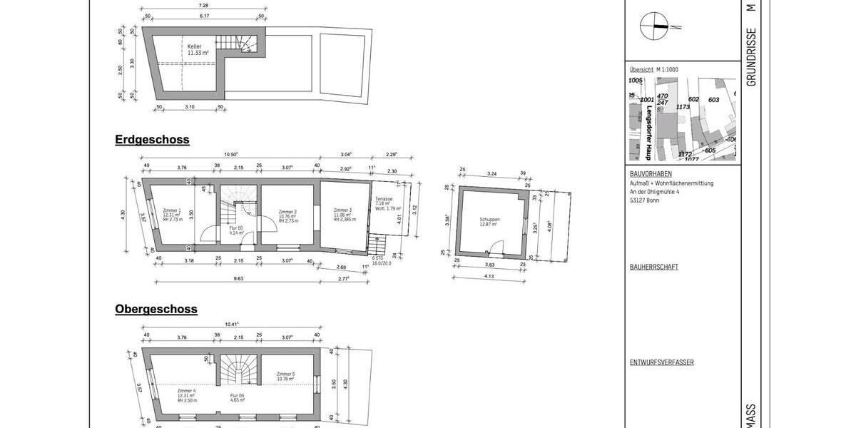 Einfamilienhaus Bonn Hardtberg - 3 Zimmer, 68 m&sup2;, 300.000&euro; | Angebot:25927284