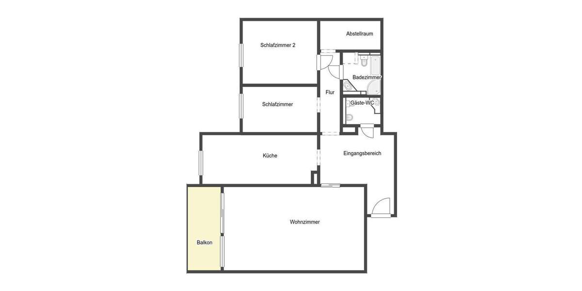 Etagenwohnung Sankt Augustin Mülldorf - 3 Zimmer, 100 m&sup2;, 250.000&euro; | Angebot:25820085