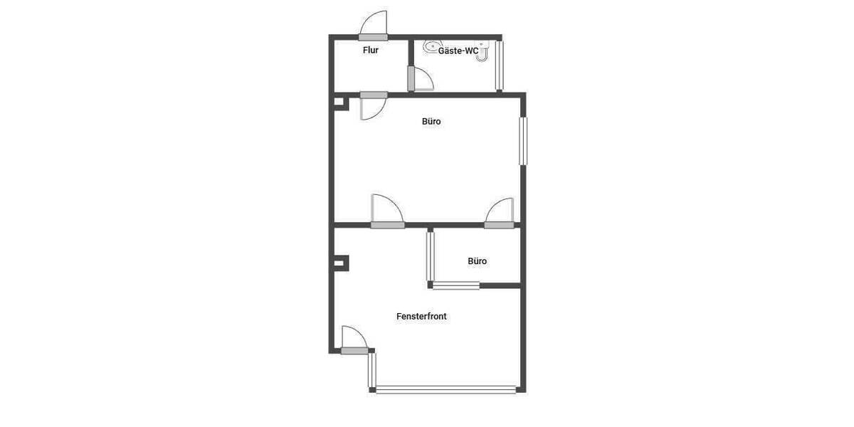 Gewerbeobjekt Sankt Augustin Niederpleis - 2 Zimmer, 50 m&sup2;, 65.000&euro; | Angebot:25678026