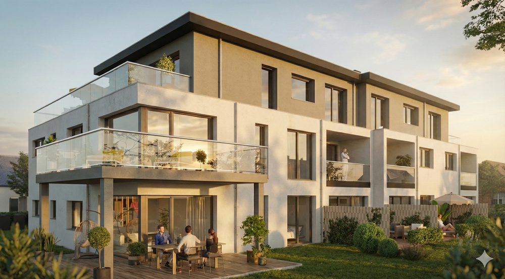 Etagenwohnung Bornheim-Merten Merten - 3 Zimmer, 66 m&sup2;, 397.000&euro; | Angebot:23733895