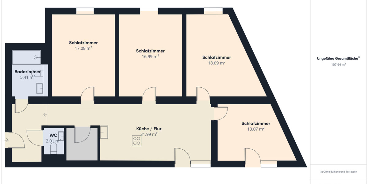 Zimmer Köln Deutz - 1 Zimmer, 24 m&sup2;, 561&euro; | Angebot:25989402