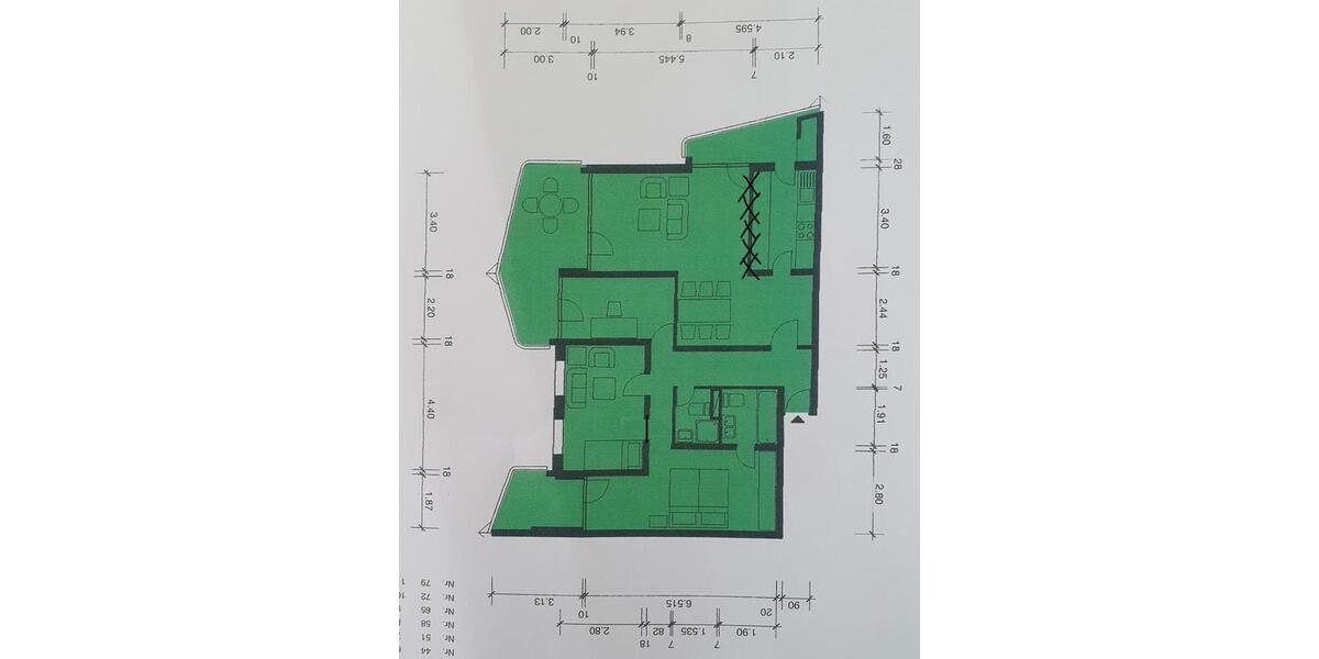Etagenwohnung Köln Rodenkirchen - 4 Zimmer, 109 m&sup2;, 480.000&euro; | Angebot:25833478