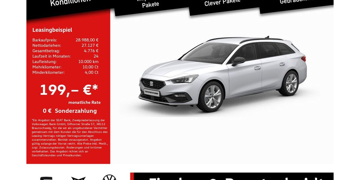 Seat Leon 13.513 km 28.988 &euro; Lohmar 53797