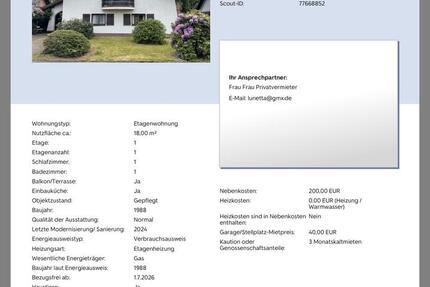 Wohnung Lohmar - 2 Zimmer, 84 m&sup2;, 924&euro; | Angebot:25918398