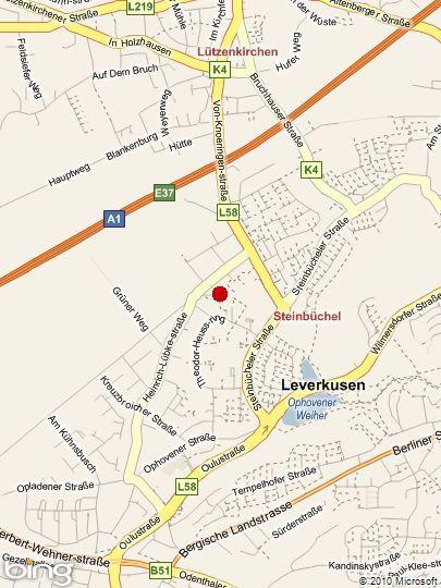 Etagenwohnung Leverkusen Alkenrath - 2 Zimmer, 63 m&sup2;, 619&euro; | Angebot:25881176