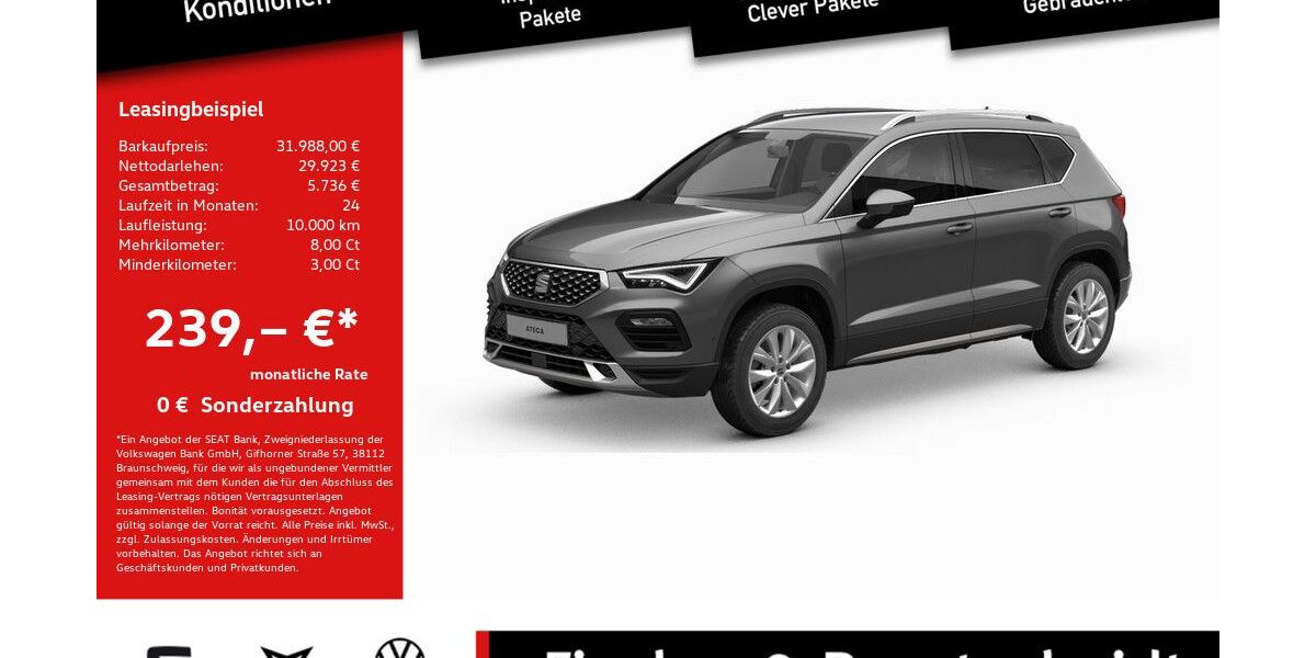 Seat Ateca 21.367 km 31.988 &euro; Lohmar 53797