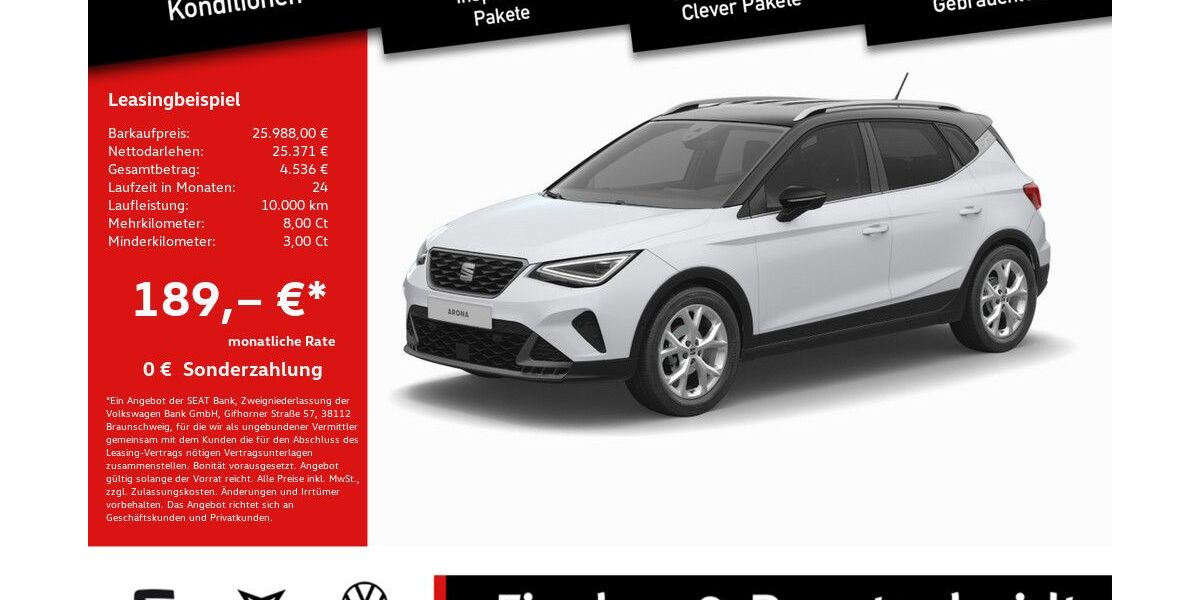 Seat Arona 21.636 km 25.988 &euro; Lohmar 53797
