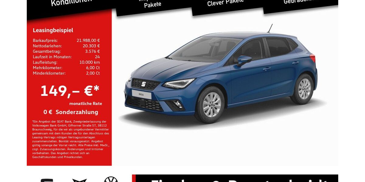 Seat Ibiza 15.036 km 21.988 &euro; Lohmar 53797