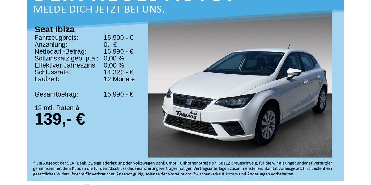 Seat Ibiza 25.920 km 15.990 &euro; Bonn 53227