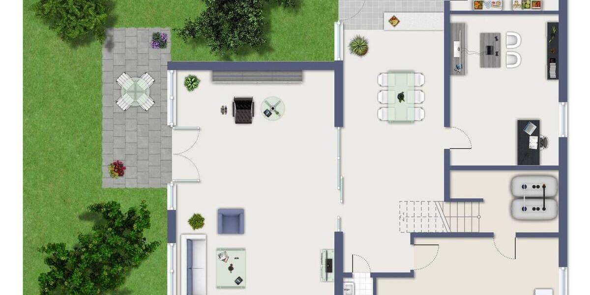 Doppelhaushälfte Bergheim Glessen - 6 Zimmer, 203 m&sup2;, 449.000&euro; | Angebot:25687342