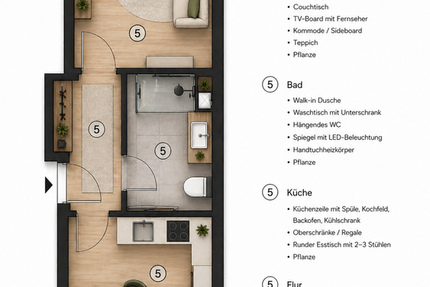 Wohnung Köln Innenstadt - 2 Zimmer, 40 m&sup2;, 298.000&euro; | Angebot:27113397