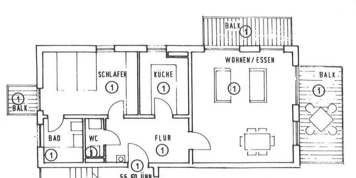 Etagenwohnung Köln Lindenthal - 2 Zimmer, 73 m&sup2;, 597.000&euro; | Angebot:25733307