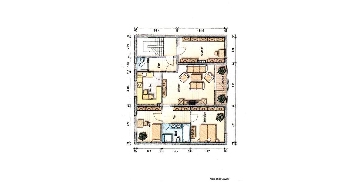 Etagenwohnung Bonn Beuel-Mitte - 4 Zimmer, 105 m&sup2;, 430.000&euro; | Angebot:26581887