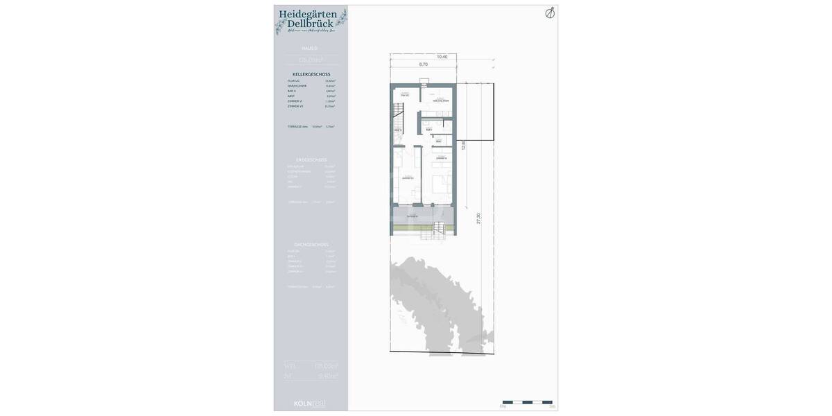 Doppelhaushälfte Köln Dellbrück - 7 Zimmer, 178 m&sup2;, 969.900&euro; | Angebot:25743998