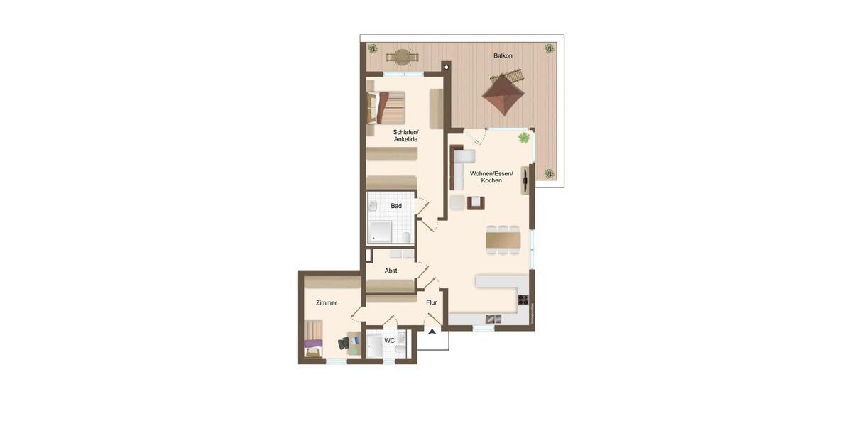 Erdgeschoßwohnung Rösrath - 3 Zimmer, 116 m&sup2;, 1.900&euro; | Angebot:25918619