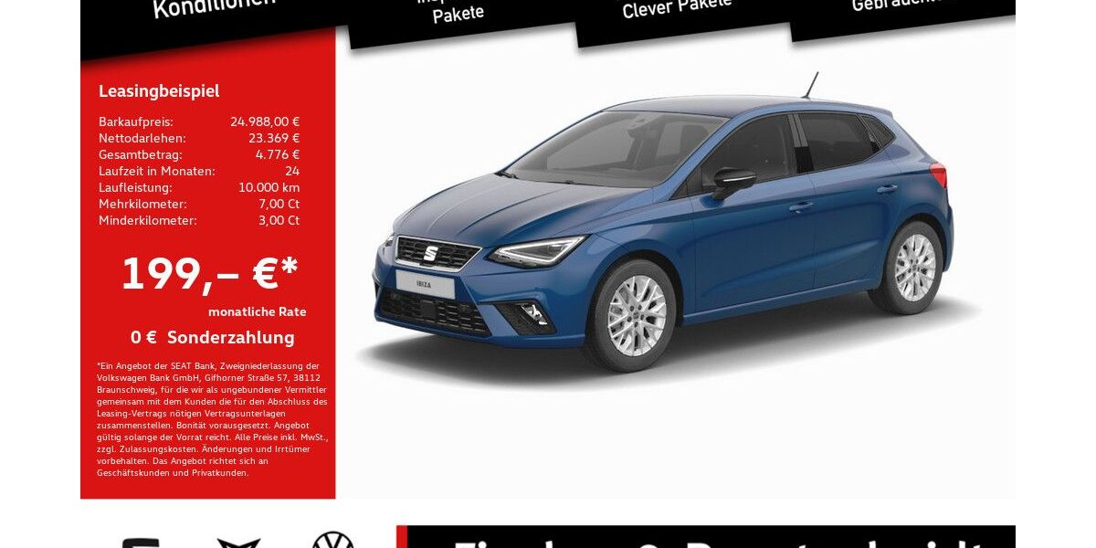 Seat Ibiza 24.725 km 24.988 &euro; Lohmar 53797