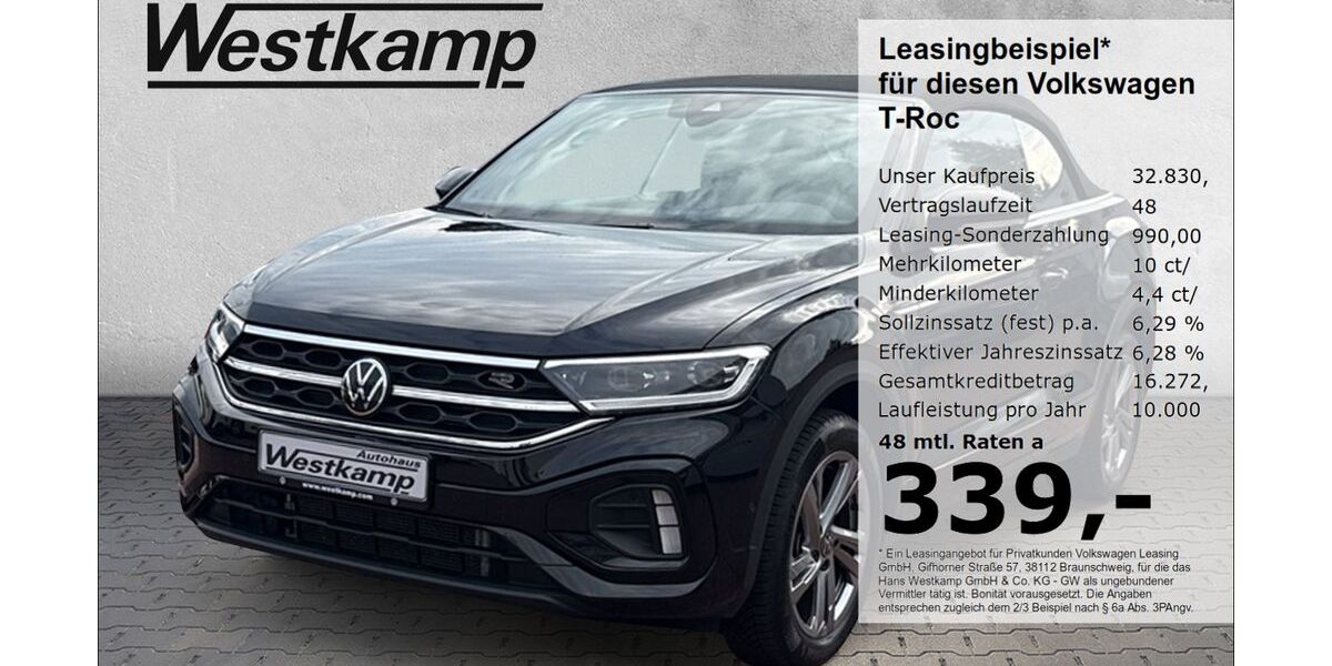VW T-Roc 7.800 km 32.830 &euro; Frechen 50226