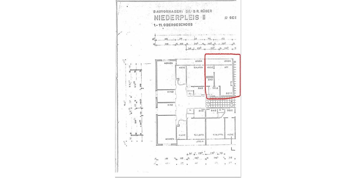 Etagenwohnung Sankt Augustin - 1 Zimmer, 39 m&sup2;, 115.000&euro; | Angebot:25569098
