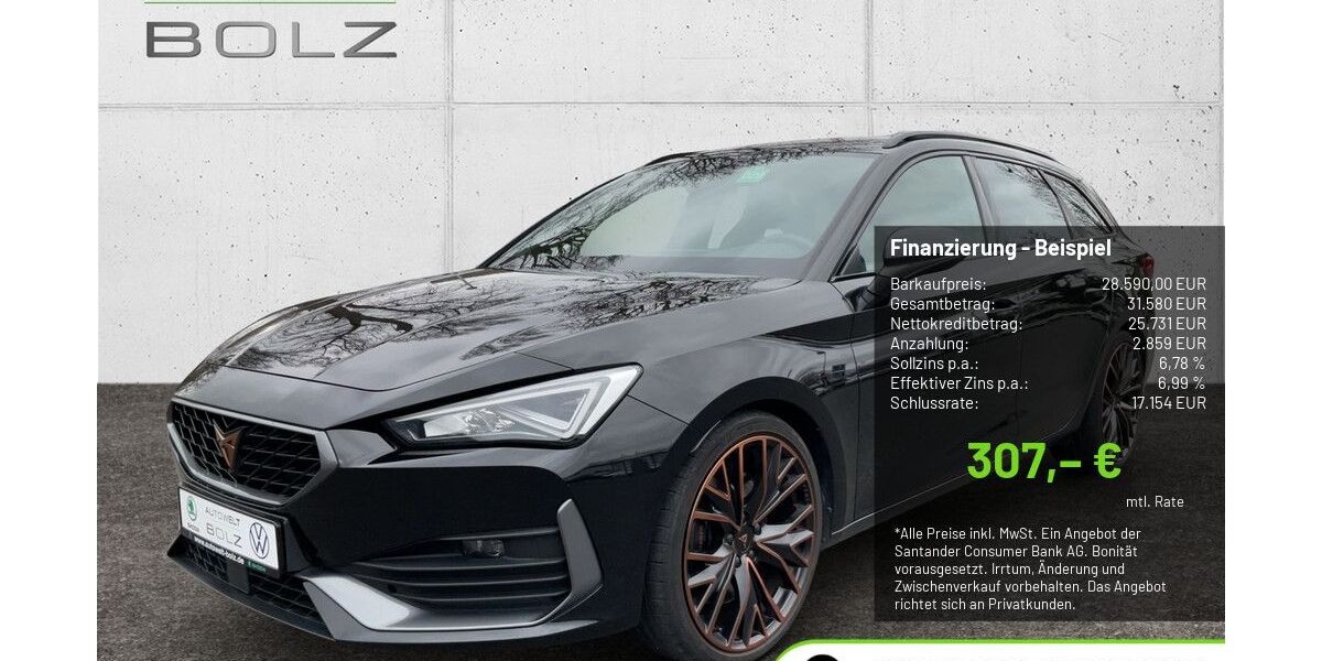 Cupra Leon 55.996 km 28.590 &euro; Pulheim-Brauweiler 50259