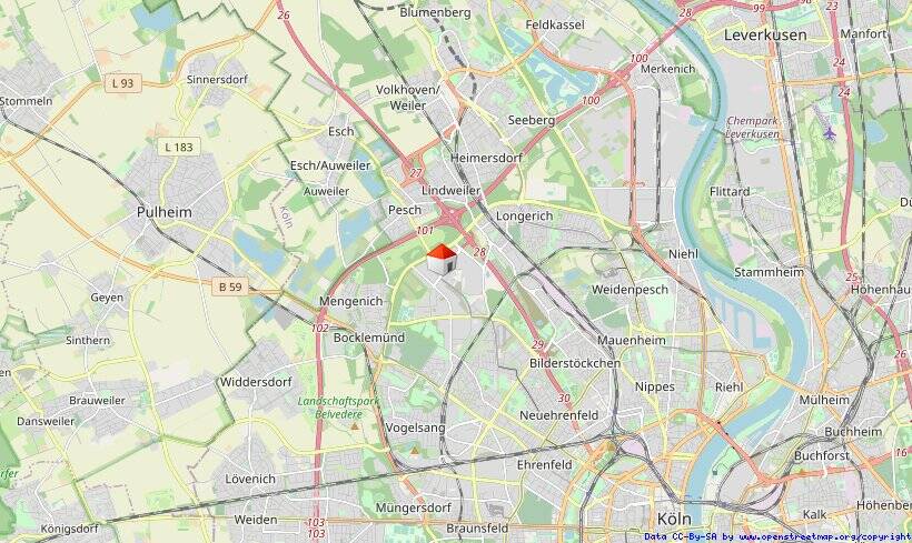 Gewerbeobjekt Köln Ossendorf - 2.304&euro; | Angebot:25796239